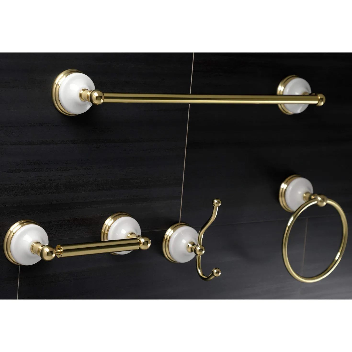 Kingston Brass Victorian 4-Piece 18" Bathroom Hardware