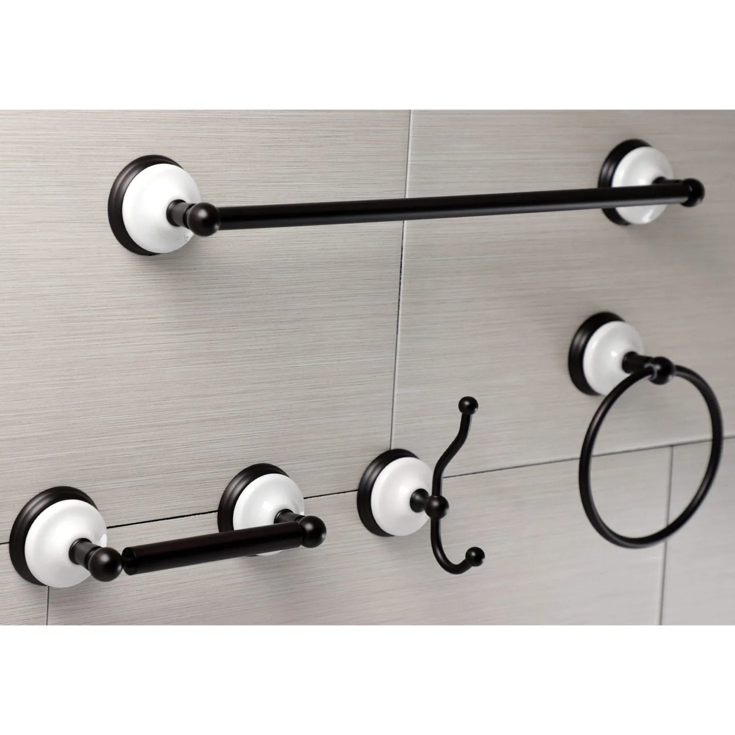 Kingston Brass Victorian 4-Piece 18" Bathroom Hardware
