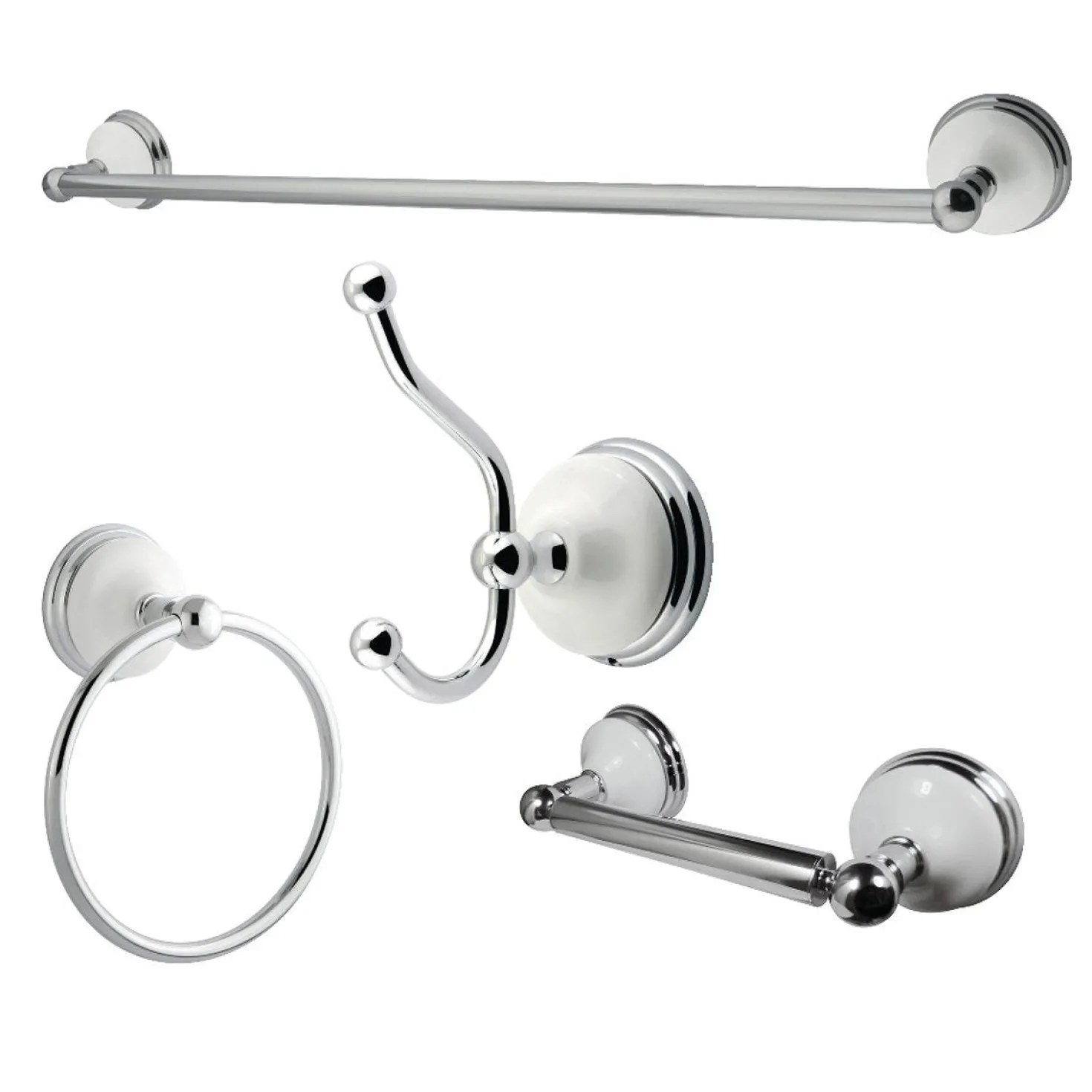 Kingston Brass Victorian 4-Piece 24" Bathroom Hardware