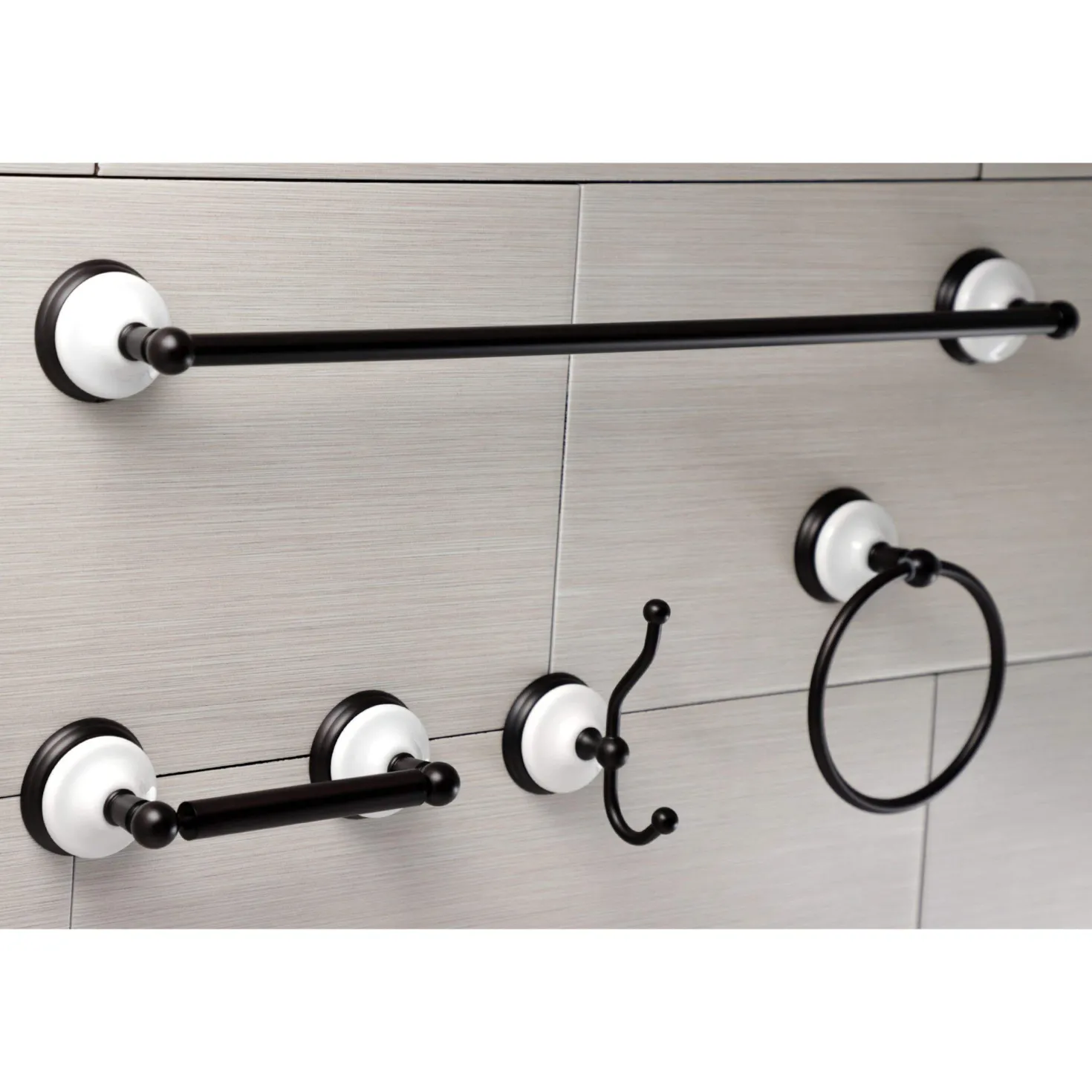 Kingston Brass Victorian 4-Piece 24" Bathroom Hardware