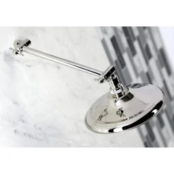 Kingston Brass Victorian Shower Head with Adjustable Shower Arm in Polished Nickel