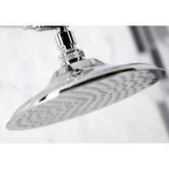 Kingston Brass Victorian Shower Head with Adjustable Shower Arm in Polished Nickel
