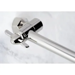 Kingston Brass Victorian Shower Head with Adjustable Shower Arm in Polished Nickel