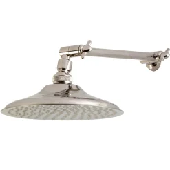 Kingston Brass Victorian Shower Head with Adjustable Shower Arm in Polished Nickel