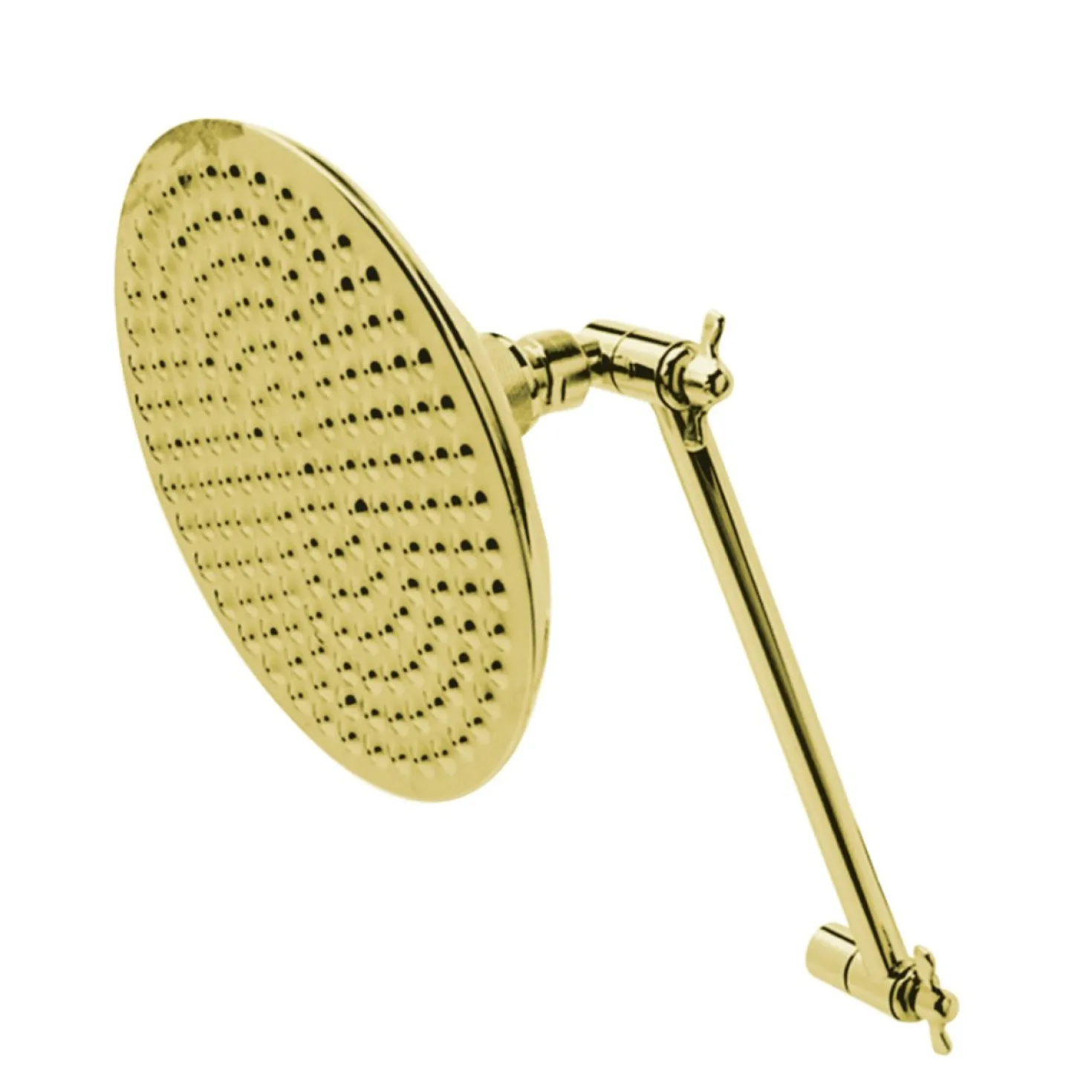 Kingston Brass Victorian Showerhead and High Low Adjustable Arm In Retail Packaging
