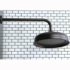 Kingston Brass Victorian 10" Shower Head and 17" Ceiling Support Combo