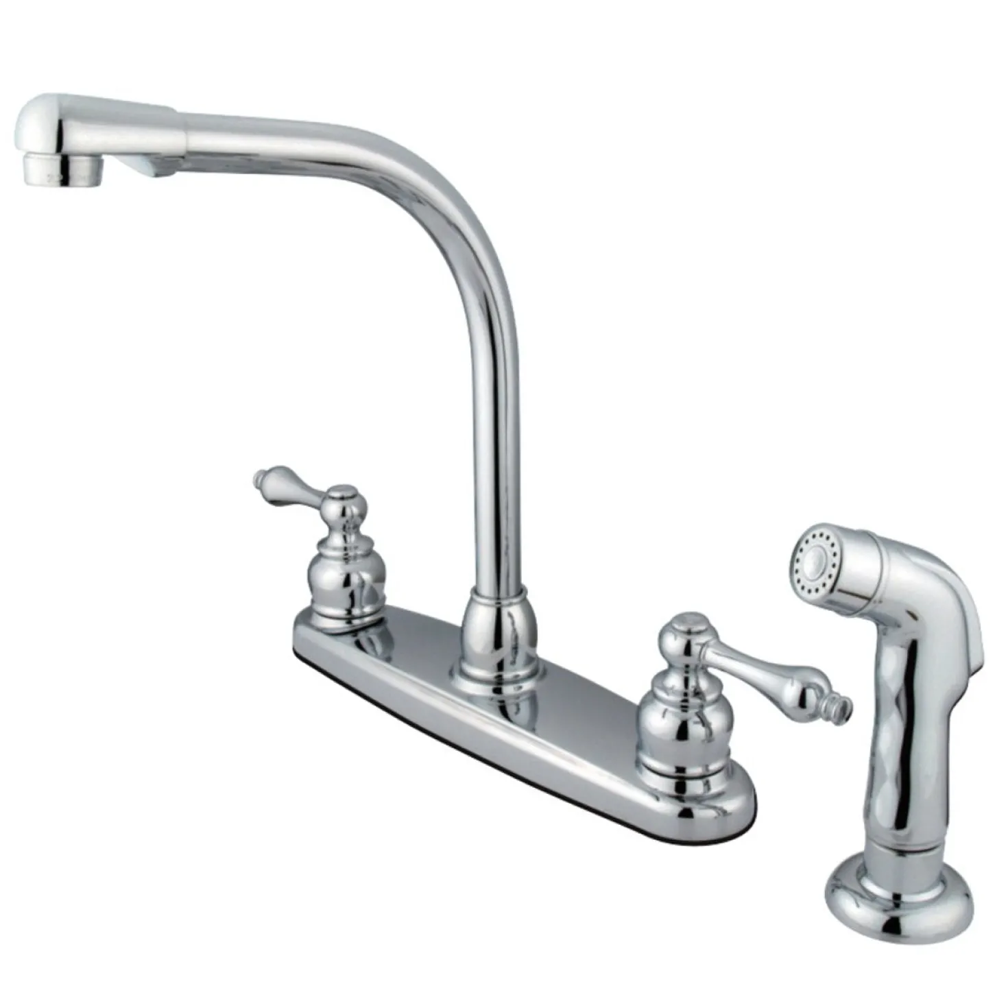 Kingston Brass Victorian Two-Handle Centerset Kitchen Faucet