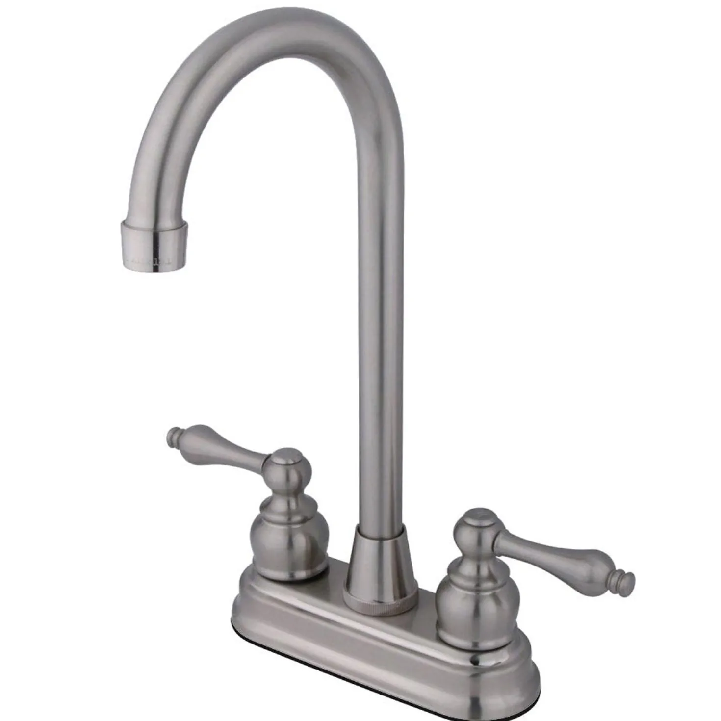Kingston Brass Victorian Two Handle 4" Centerset High-Arch Bar Faucet