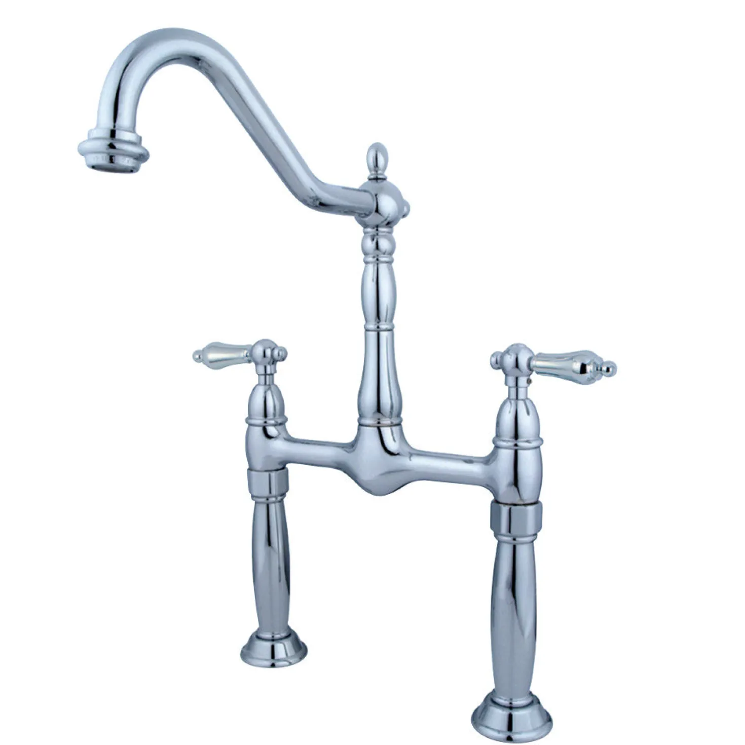 Kingston Brass Victorian Two Handle Vessel Sink Faucet
