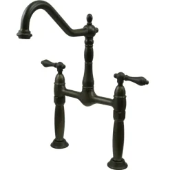 Kingston Brass Victorian Two Handle Vessel Sink Faucet