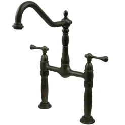 Kingston Brass Victorian Two-Hole Vessel Sink Faucet