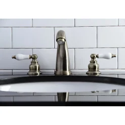 Kingston Brass Victorian Two-Handle 8-Inch Widespread Bathroom Faucet