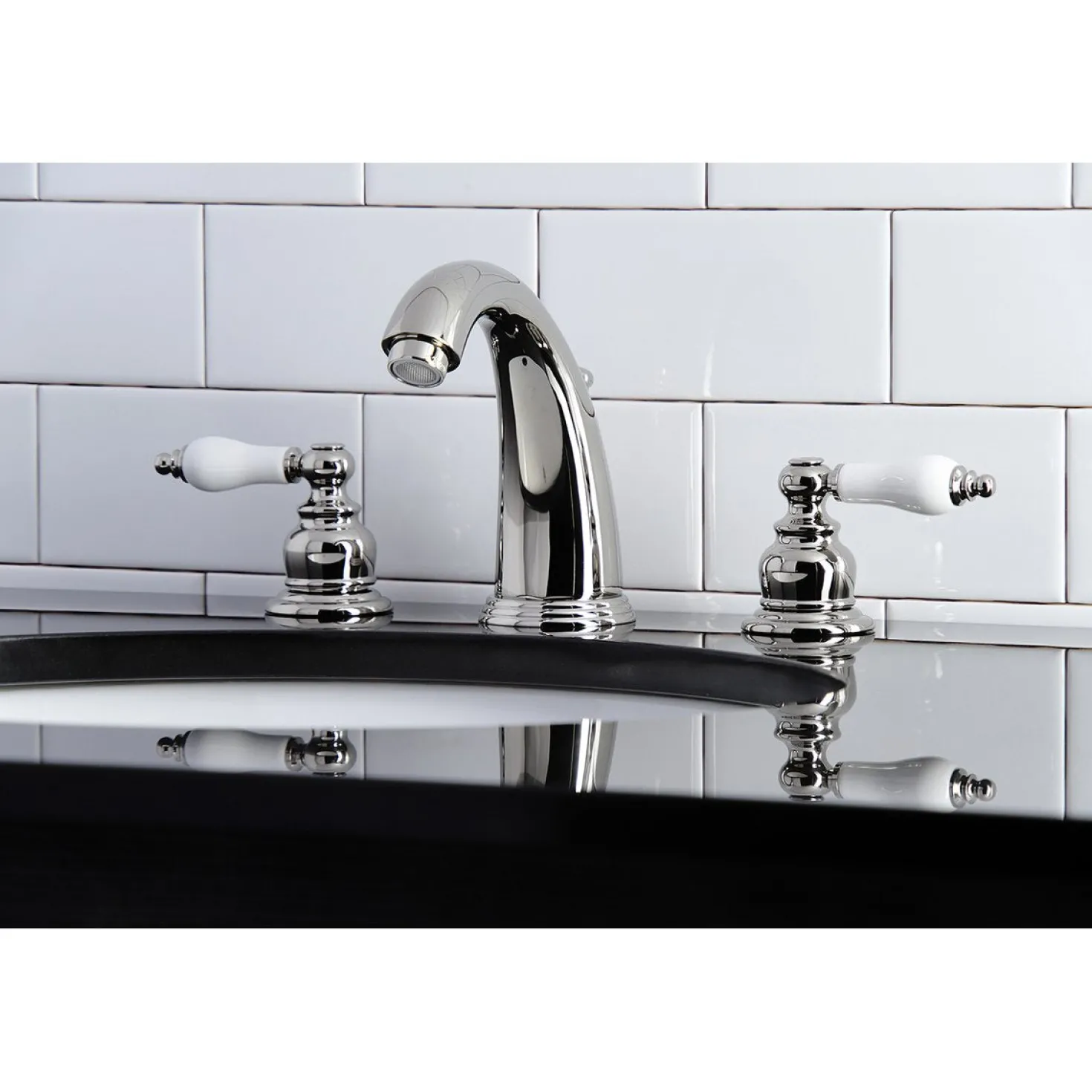Kingston Brass Victorian Two-Handle 8-Inch Widespread Bathroom Faucet