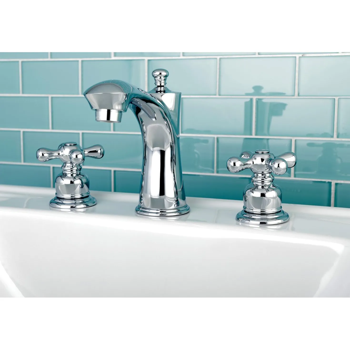 Kingston Brass Victorian 8" Widespread Bathroom Faucet