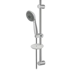 Kingston Brass Vilbosch 5-Setting Hand Shower with Slide Bar Kit and Stainless Steel Hose in Satin Nickel