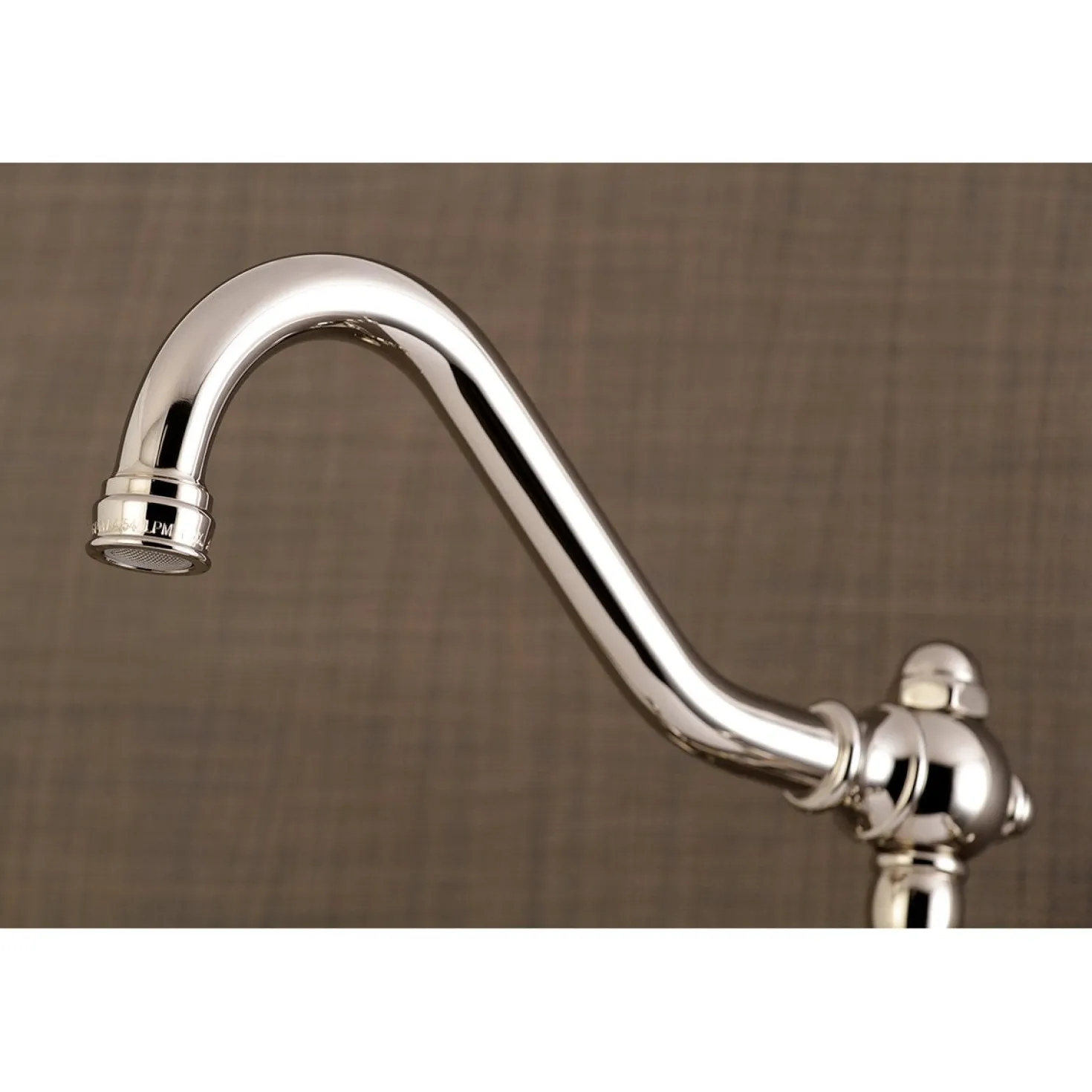 Kingston Brass Vintage 6" Adjustable Center Wall Mount Kitchen Faucet