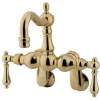 Kingston Brass Vintage 3-3/8" - 9" Adjustable Center Wall Mount Clawfoot Tub Filler