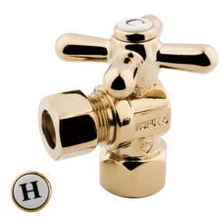 Kingston Brass Vintage Angle Stop with 1/2" IPS x 1/2" OD Compression