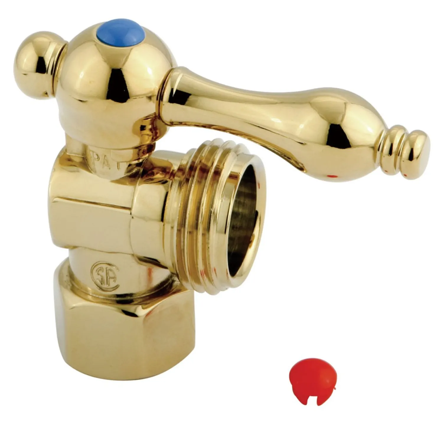 Kingston Brass Vintage Angle Stop with 1/2" IPS x 3/4" Hose Thread
