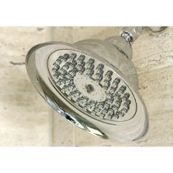 Kingston Brass Vintage 6" Bell-Shaped Brass Shower Head in Polished Chrome