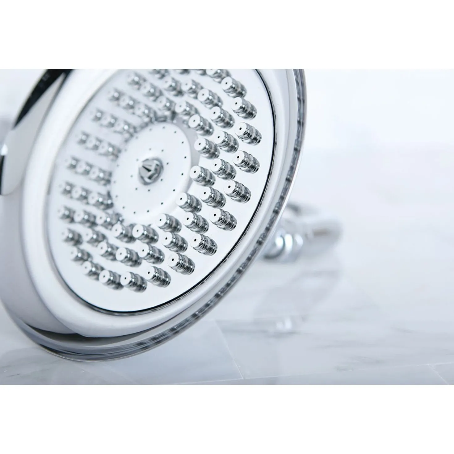 Kingston Brass Vintage 6" Bell-Shaped Brass Shower Head in Polished Chrome
