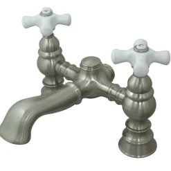 Kingston Brass Vintage 7" Brass Deck Mount Clawfoot Tub Filler