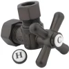 Kingston Brass Vintage CC54405X 5/8" O.D. Compression, 1/2" O.D. Compression Angle Shut-off Valve in Oil Rubbed Bronze