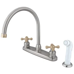 Kingston Brass Vintage Centerset Deck Mount Kitchen Faucet