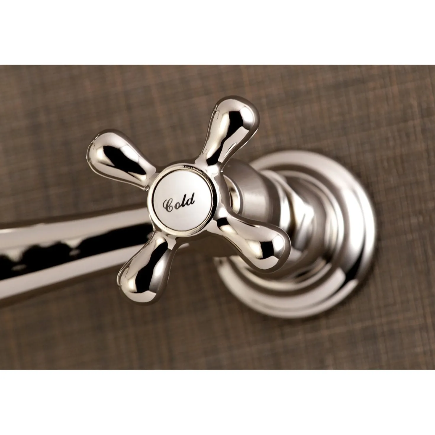 Kingston Brass Vintage 8" Center Wall Mount Bathroom Faucet