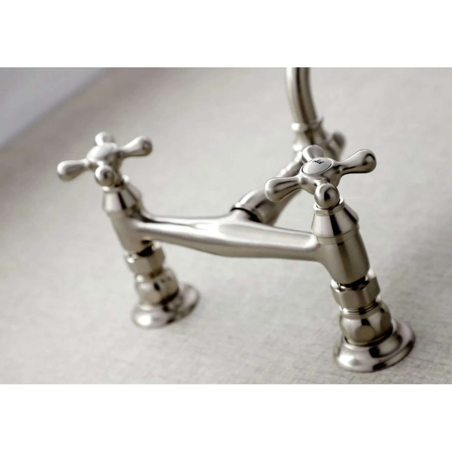 Kingston Brass Vintage 8" Center Wall Mount Bathroom Faucet