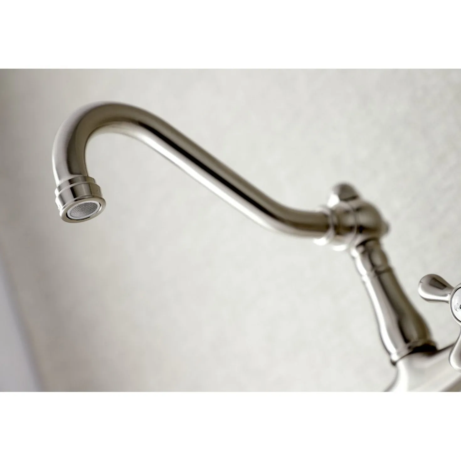 Kingston Brass Vintage 8" Center Wall Mount Bathroom Faucet