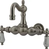 Kingston Brass Vintage 3-3/8" Classic Wall Mount Clawfoot Tub Filler