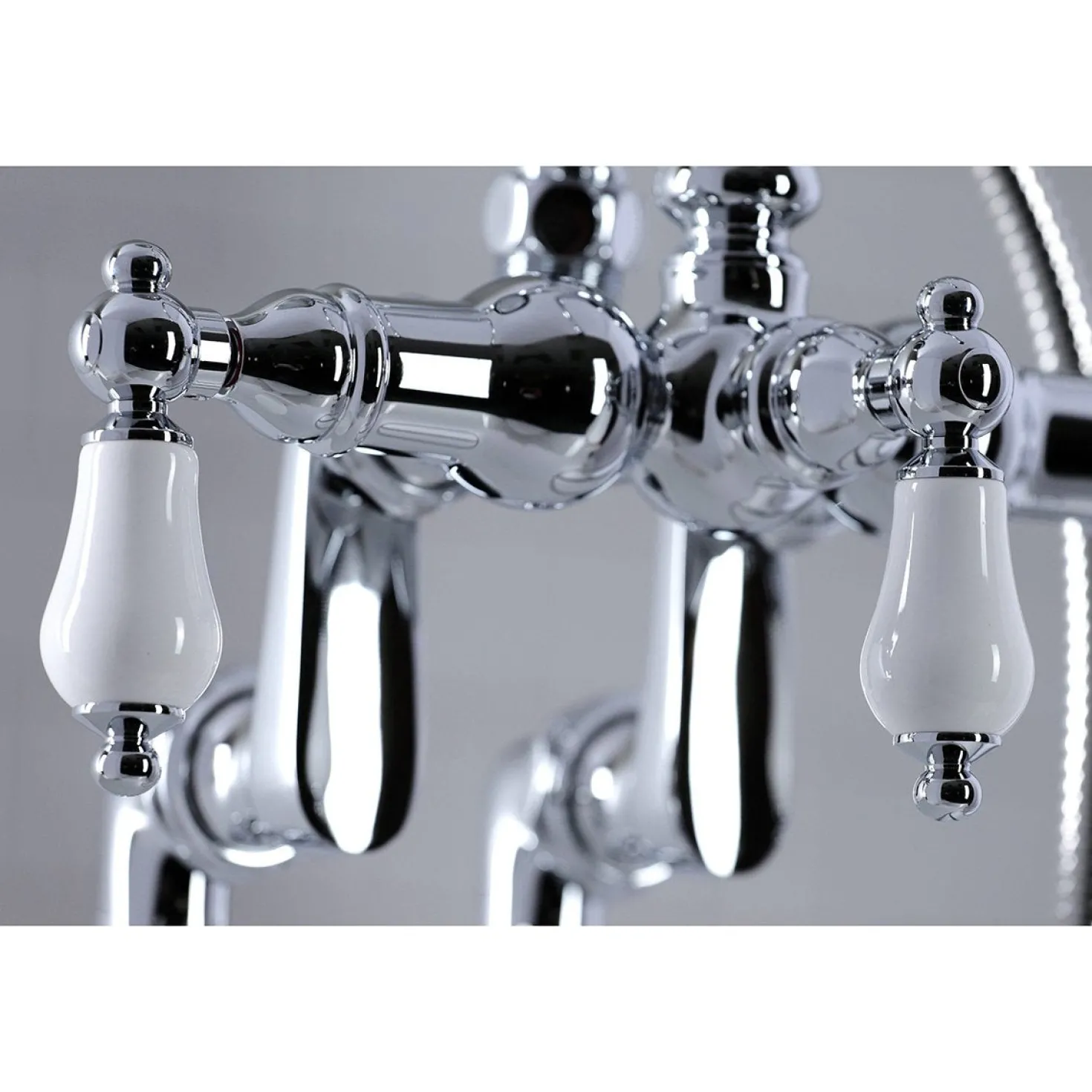 Kingston Brass Vintage Clawfoot Tub Faucet with Hand Shower