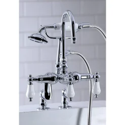 Kingston Brass Vintage Clawfoot Tub Faucet with Hand Shower