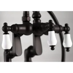 Kingston Brass Vintage Clawfoot Tub Faucet with Hand Shower