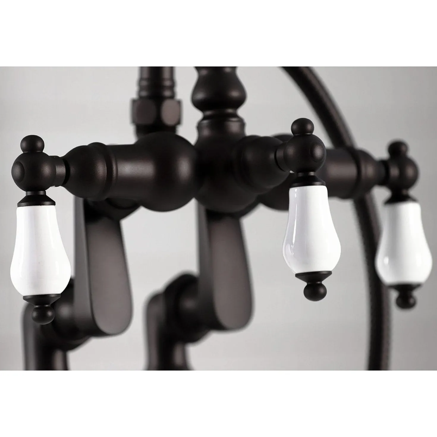 Kingston Brass Vintage Clawfoot Tub Faucet with Hand Shower