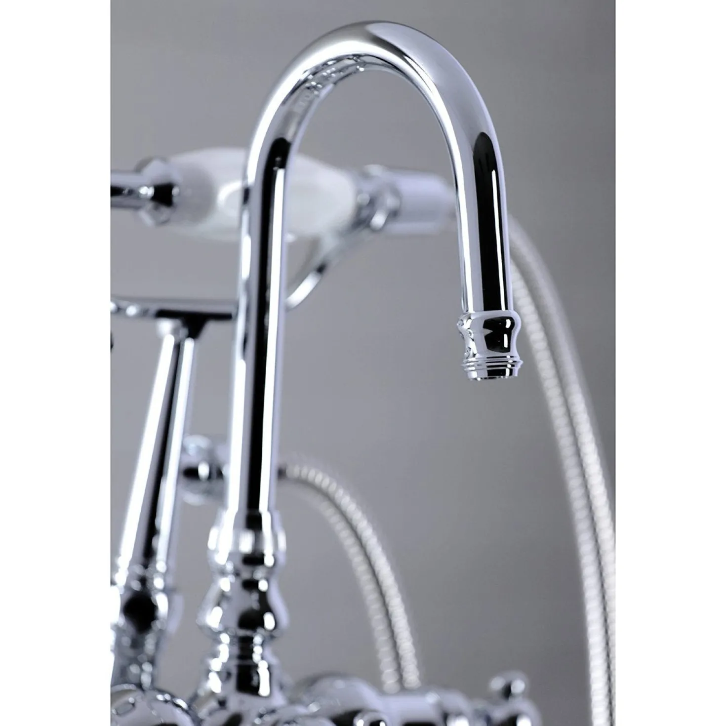 Kingston Brass Vintage Clawfoot Tub Faucet with Hand Shower