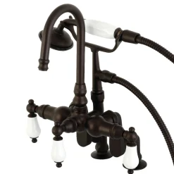 Kingston Brass Vintage Clawfoot Tub Faucet with Hand Shower