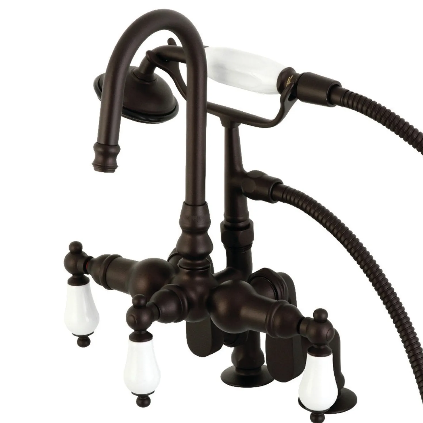 Kingston Brass Vintage Clawfoot Tub Faucet with Hand Shower