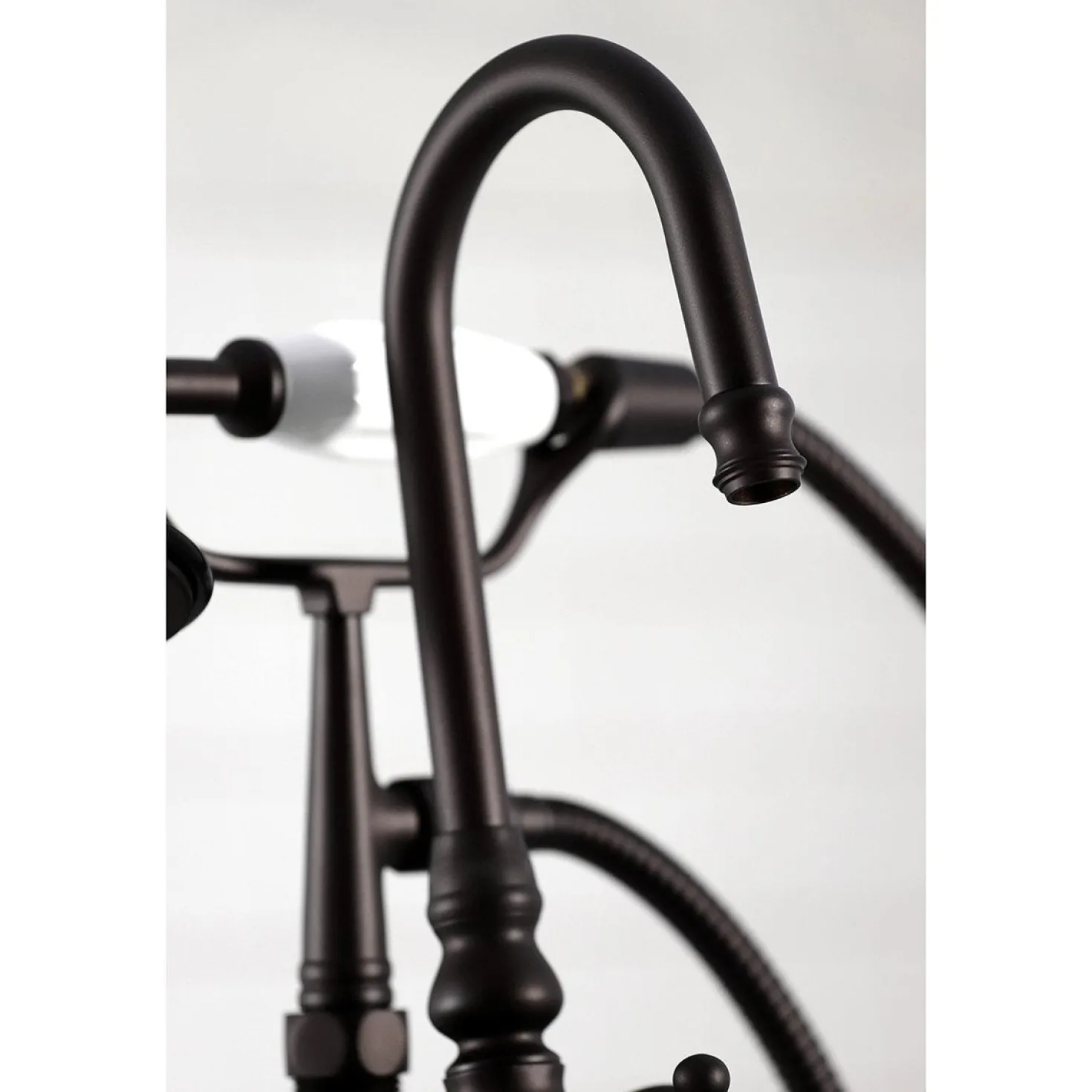 Kingston Brass Vintage Clawfoot Tub Faucet with Hand Shower
