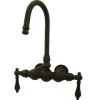 Kingston Brass Vintage 3-3/8" Clawfoot Wall Mount Tub Filler