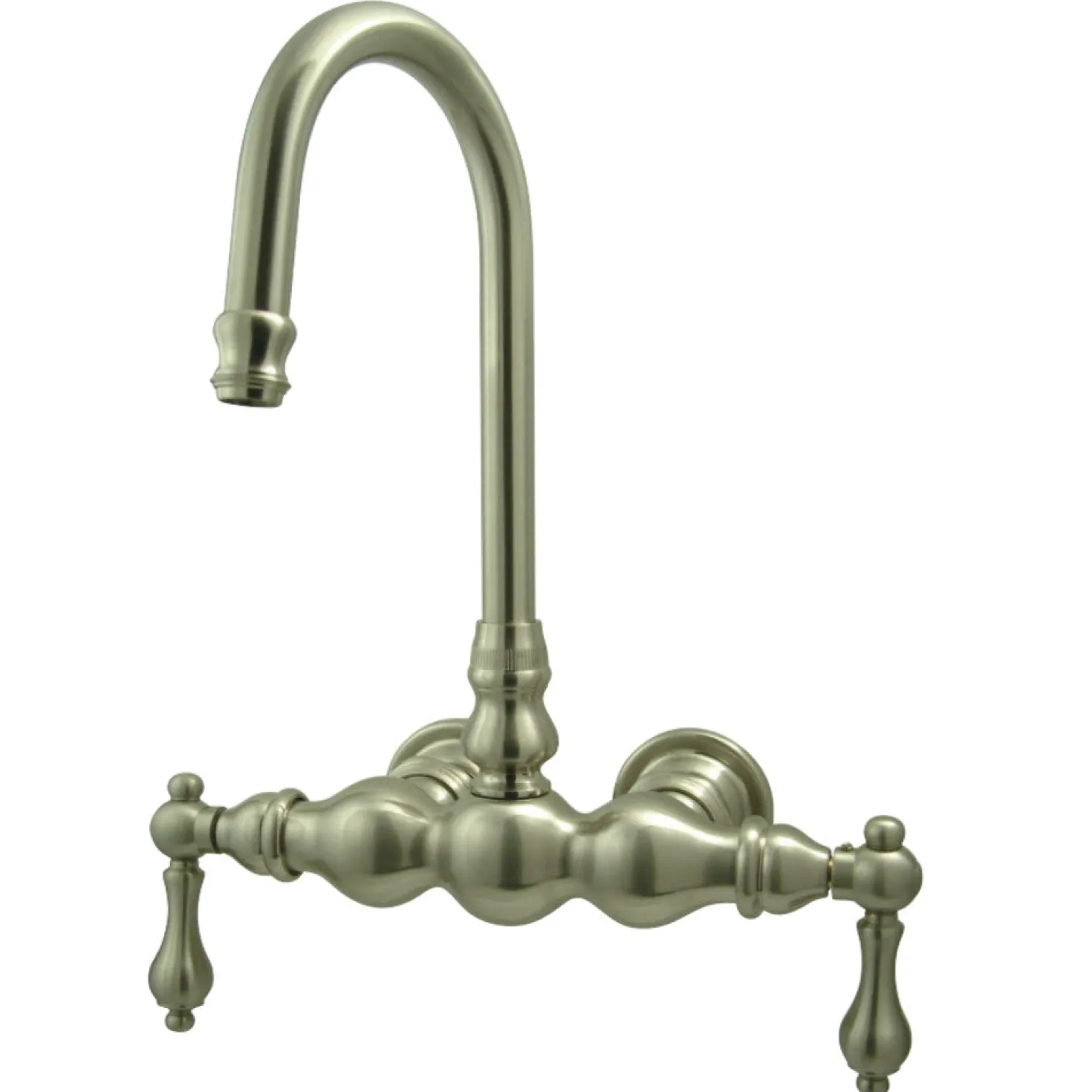 Kingston Brass Vintage 3-3/8" Clawfoot Wall Mount Tub Filler