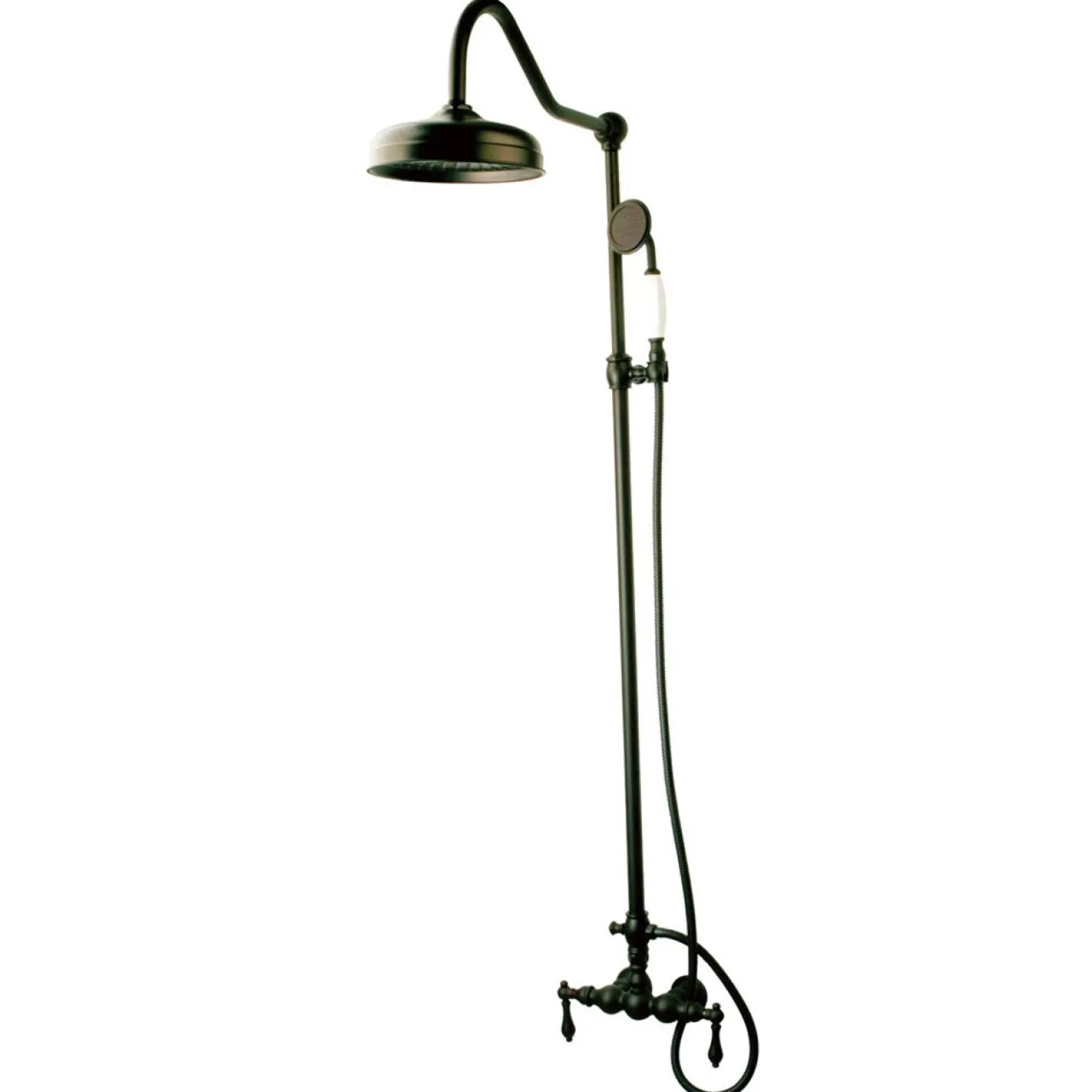 Kingston Brass Vintage Clawfoot Tub Shower Combination with 17" Shower Arm