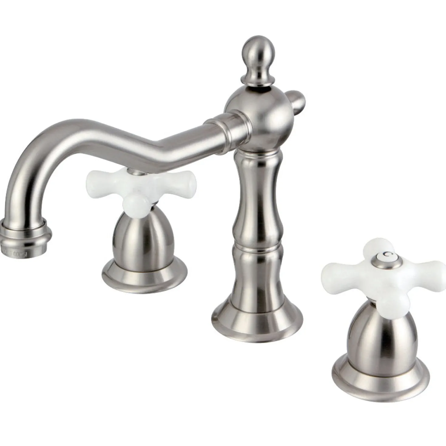 Kingston Brass Vintage Cross-Handle 8 to 16-Inch Widespread Bathroom Faucet