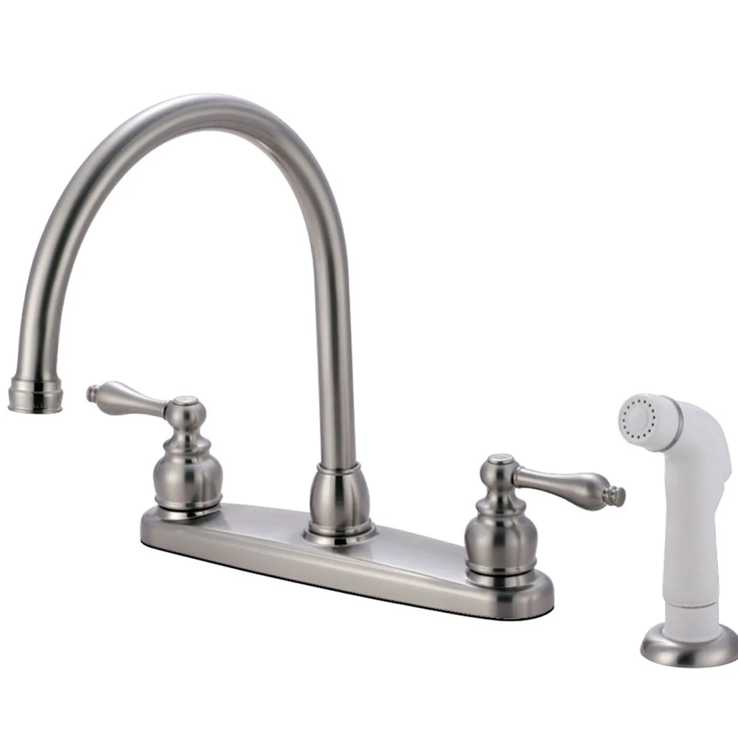 Kingston Brass Vintage Deck Mount Centerset Kitchen Faucet