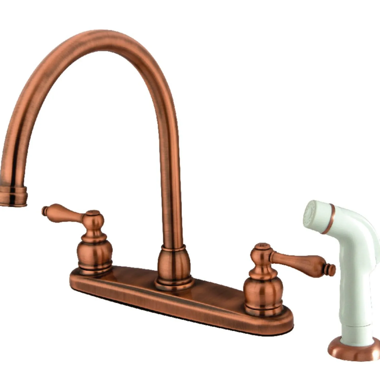 Kingston Brass Vintage Deck Mount Centerset Kitchen Faucet