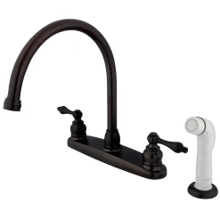Kingston Brass Vintage Deck Mount Centerset Kitchen Faucet