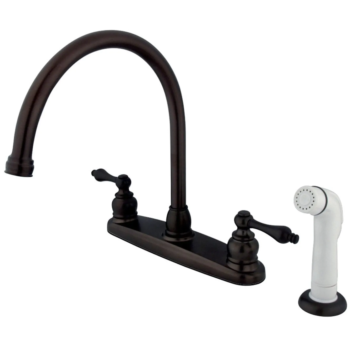 Kingston Brass Vintage Deck Mount Centerset Kitchen Faucet