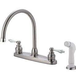 Kingston Brass Vintage Deck Mount Centerset Kitchen Faucet
