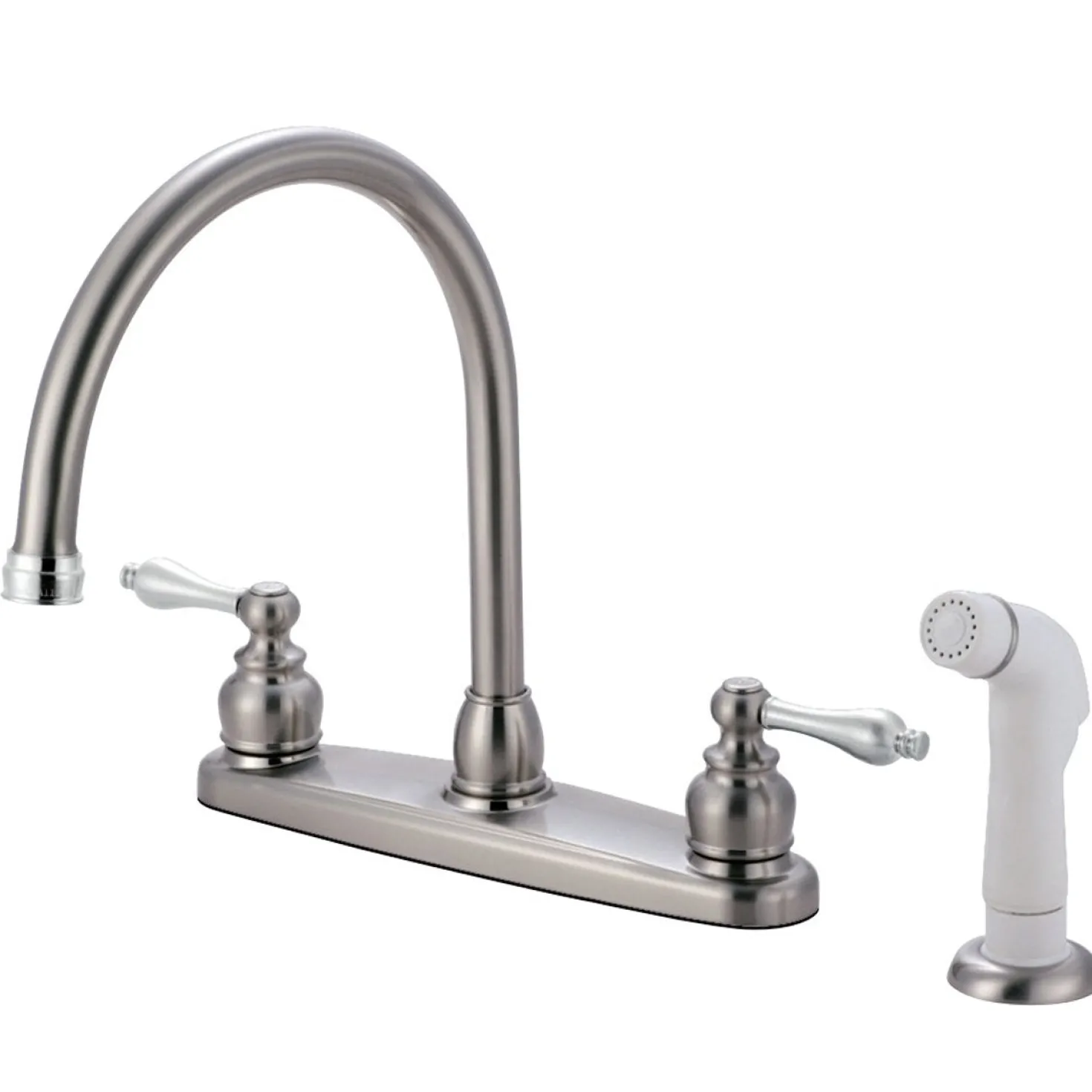 Kingston Brass Vintage Deck Mount Centerset Kitchen Faucet